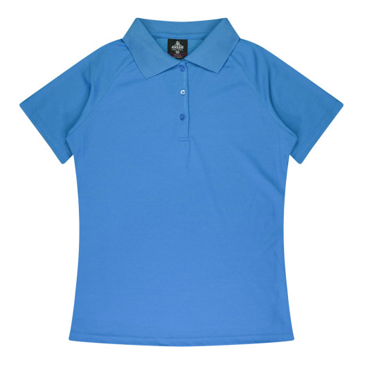 Crossover Womens Polos Pacific Blue